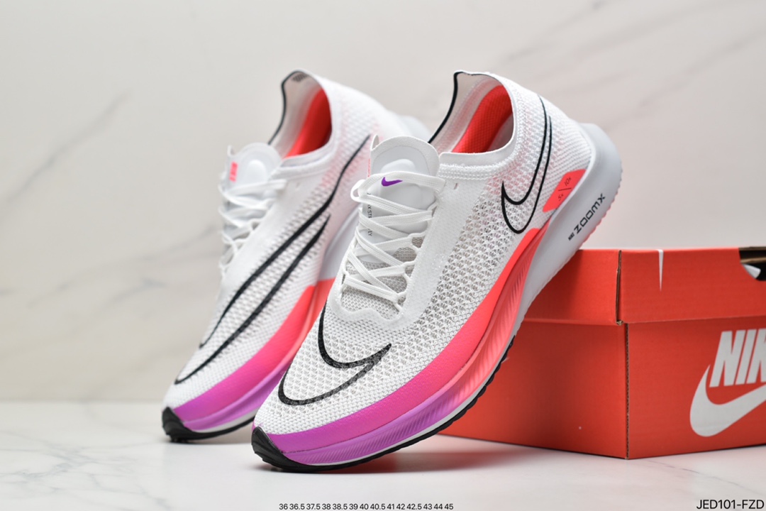 Nike ZoomX Streakfly Proto Running 5K/10K Sprint Marathon Lace Up Series Lightweight Casual Sports Jogging Shoes DJ6566-100