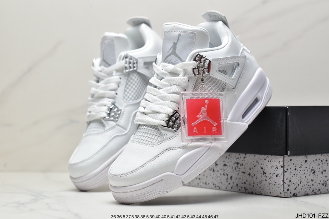 Air Jordan 4 Retro AJ4 ”Mandarin Duck White Blue Red” Cl1184-146