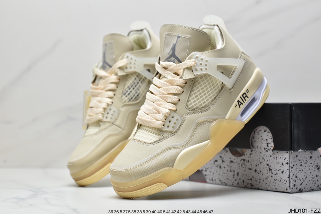 Air Jordan 4 Retro AJ4 ”Mandarin Duck White Blue Red” Cl1184-146