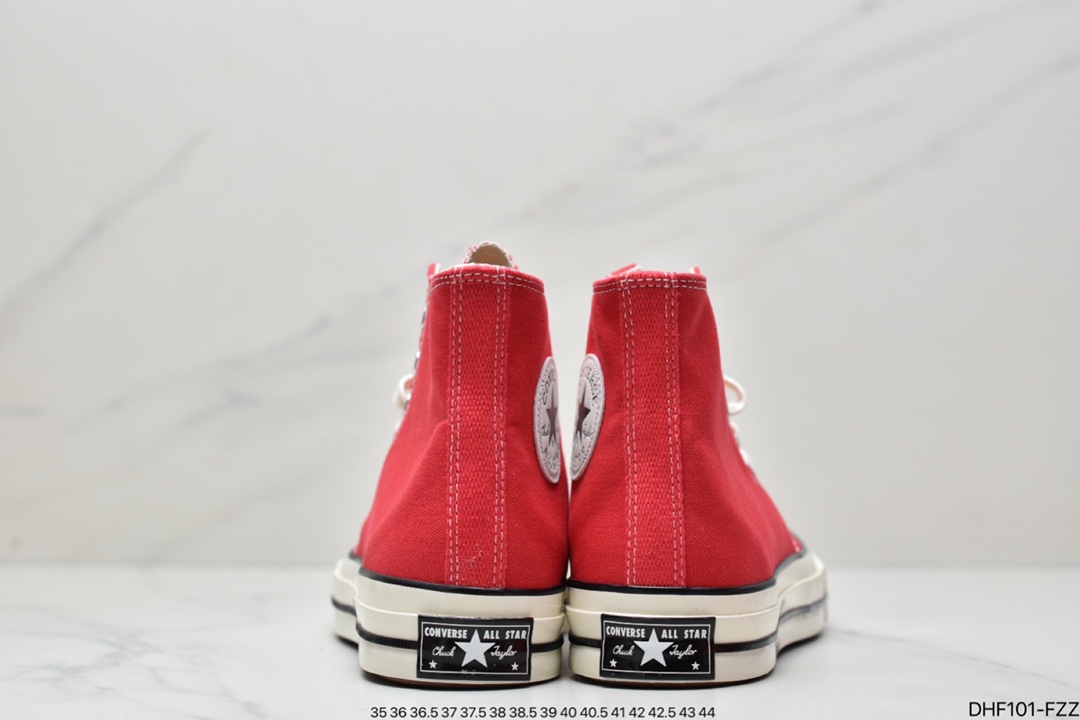 Converse1970s Samsung standard red Christmas high-top men's and women's retro casual canvas shoes 164944C