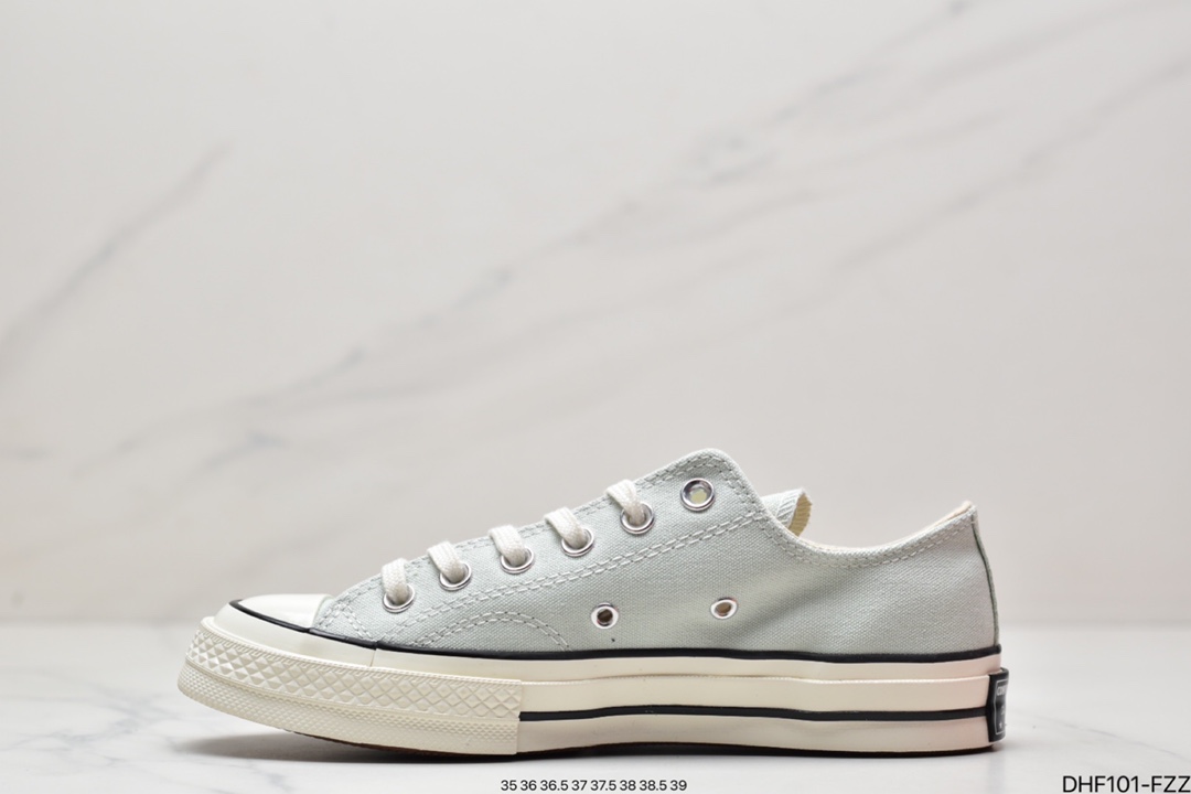 Converse Chuck Taylor 1970s OX Samsung Black Label Sweet Beauty Department Re-engraved Low-Top Canvas Shoes Series 155761C