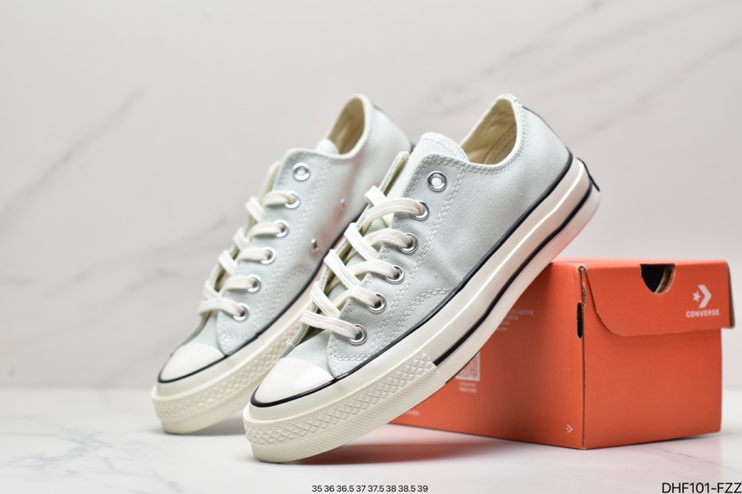 Converse Chuck Taylor 1970s OX Samsung Black Label Sweet Beauty Department Re-engraved Low-Top Canvas Shoes Series 155761C