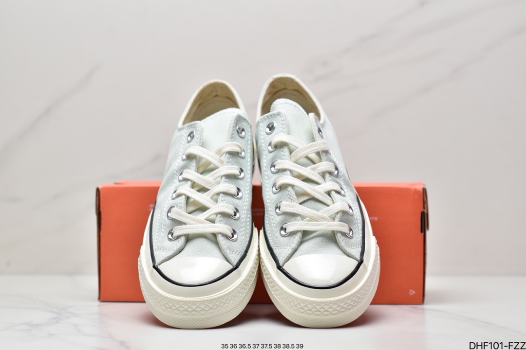 Converse Chuck Taylor 1970s OX Samsung Black Label Sweet Beauty Department Re-engraved Low-Top Canvas Shoes Series 155761C