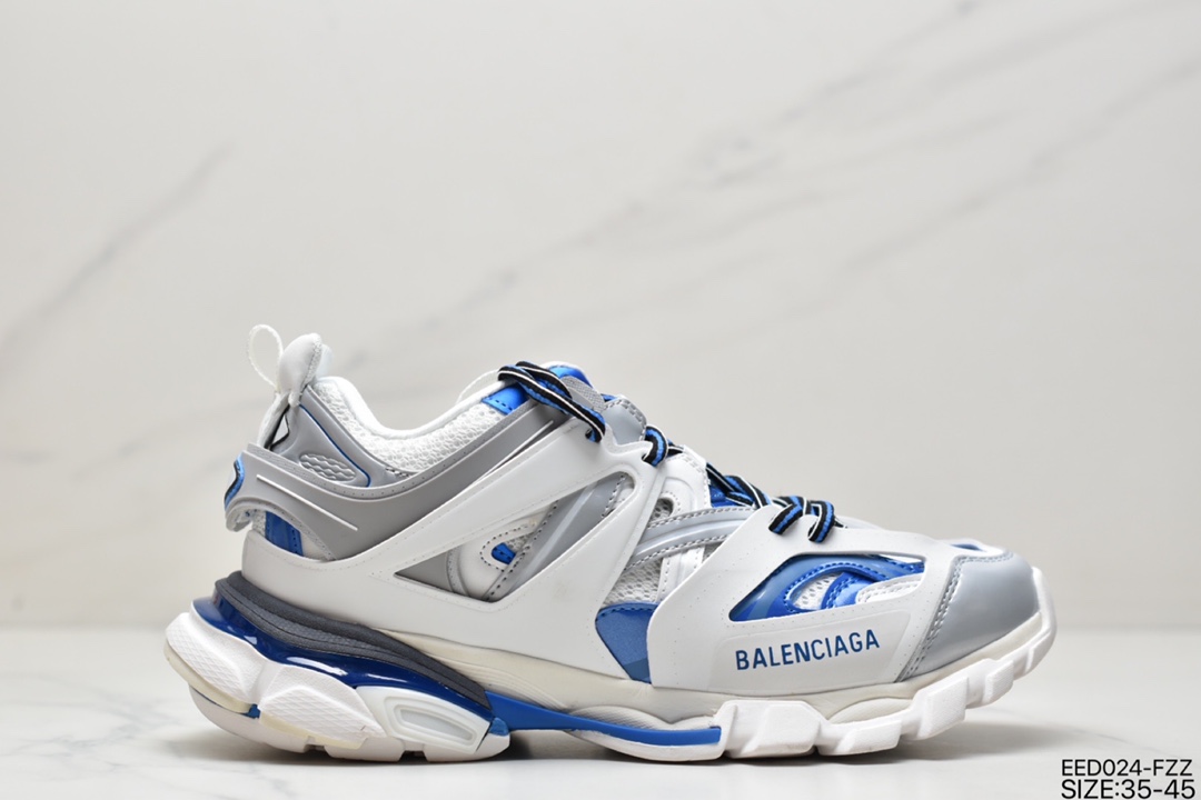 High luxury brand-BALENCIAGA Track Trainers 3.0 generation retro wild running grandma trend all-match jogging shoes