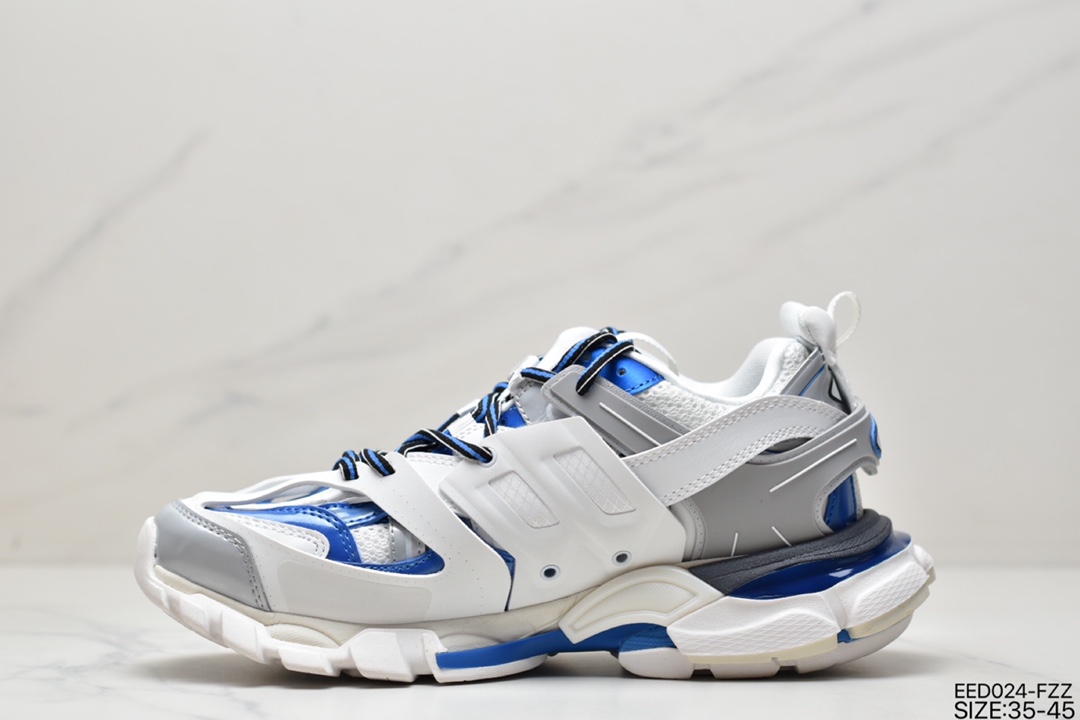 High luxury brand-BALENCIAGA Track Trainers 3.0 generation retro wild running grandma trend all-match jogging shoes