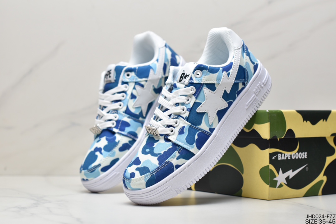 Trend godfather nigo brand Wang Yuan with the same Bape Sta ”Tokyo” classic all-match casual sports sneakers