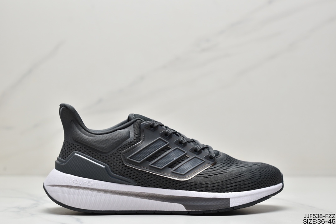 Adidas EQ21 RUN retro running shoes are made of full mesh fabric