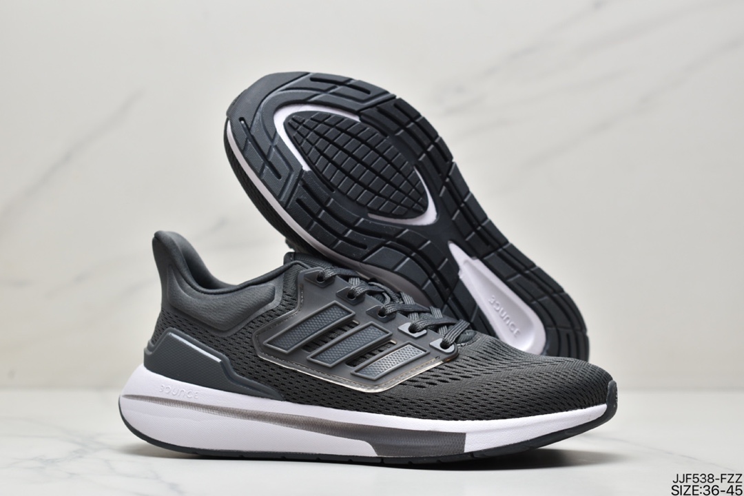 Adidas EQ21 RUN retro running shoes are made of full mesh fabric