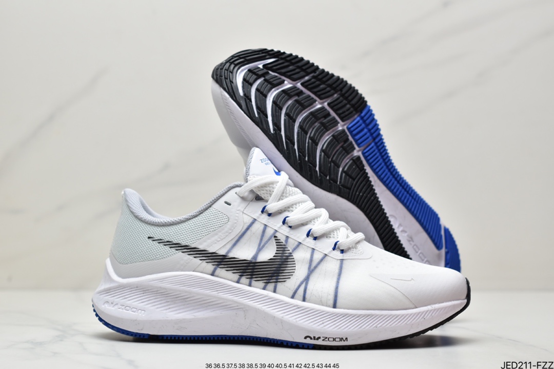 Nike Zoom Winflo 8th Generation Flying Line Jacquard Lightweight Breathable Casual Sports Running Shoes ”Moon Landing Winflo 8th Generation” CW3419