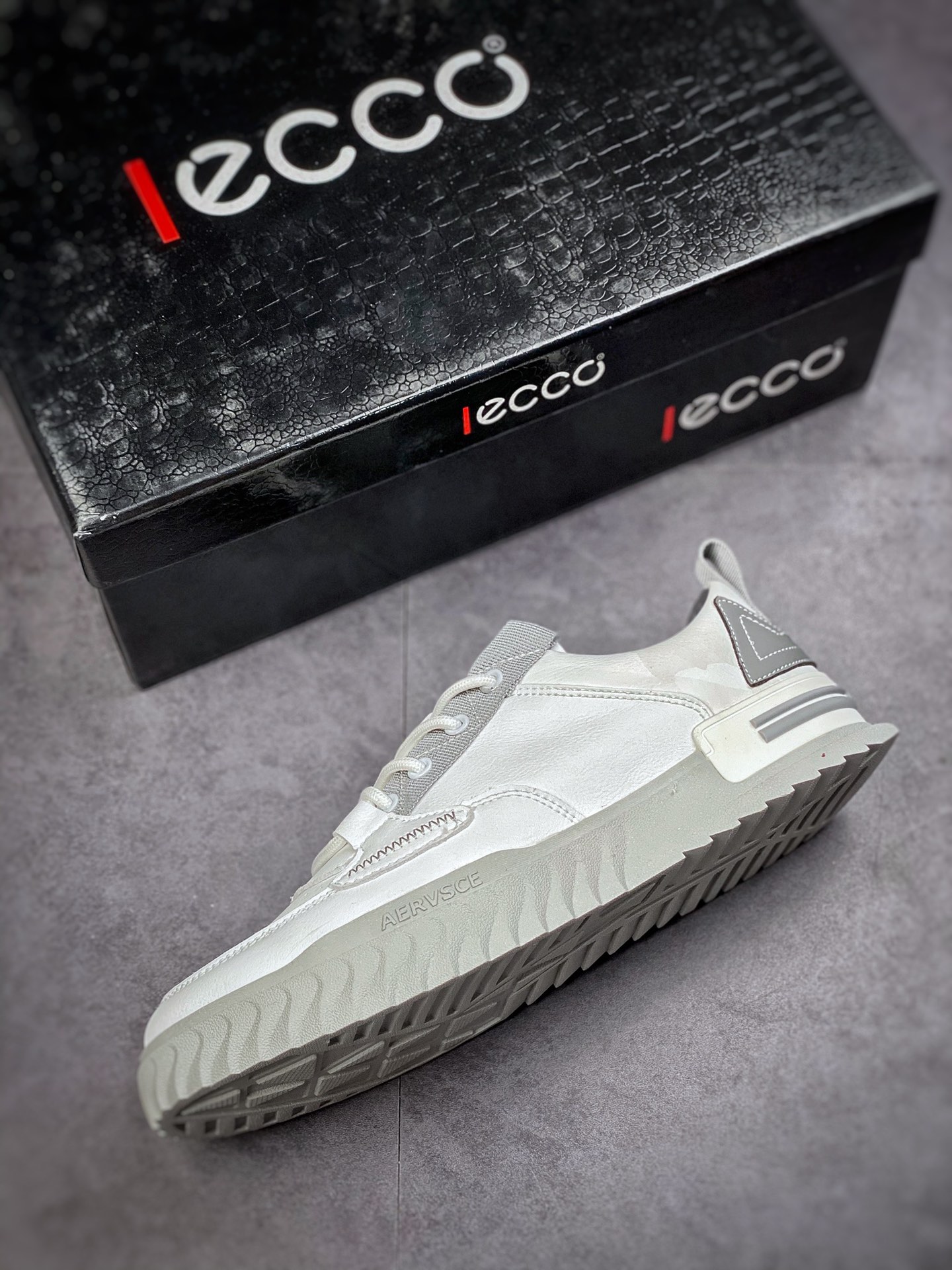 ECCO love step Huang Jingyu the same casual small leather shoes with clear texture of the first layer of calfskin