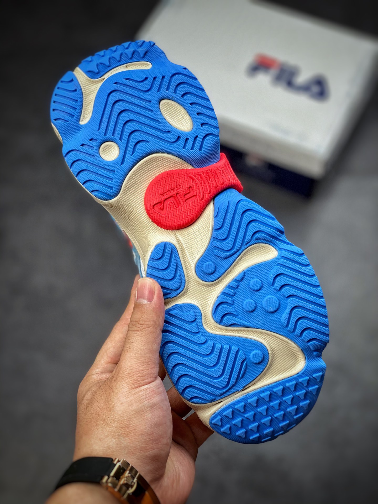 FILA FUSION tide brand daddy shoes female summer hard candy shoes thick bottom daddy shoes running shoes T12W227303FSD