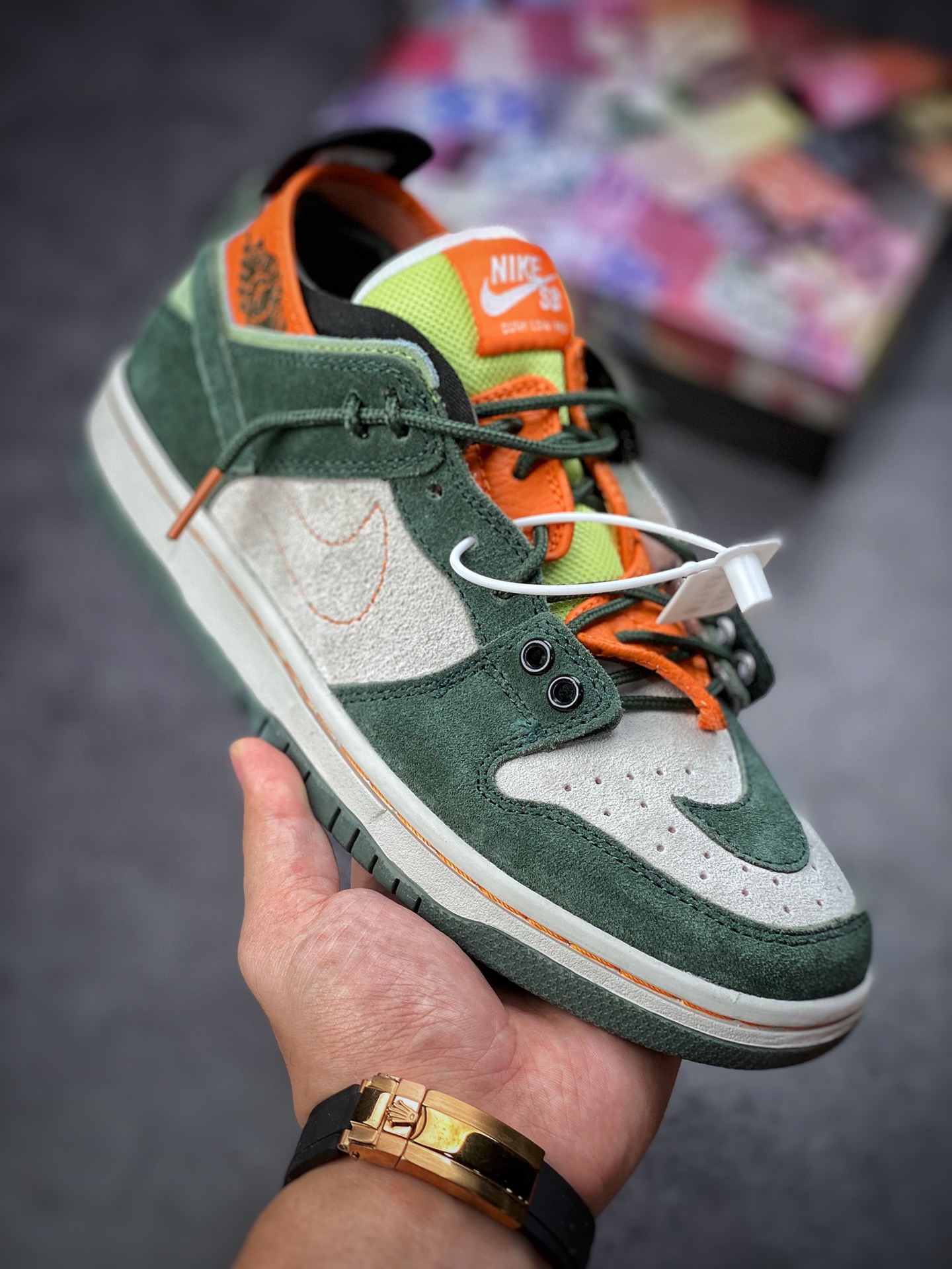 200 Nike Dunk SB 巴黎时装周走秀款 联手EJDER 主理人打造这次的设计理念BQ6817-188