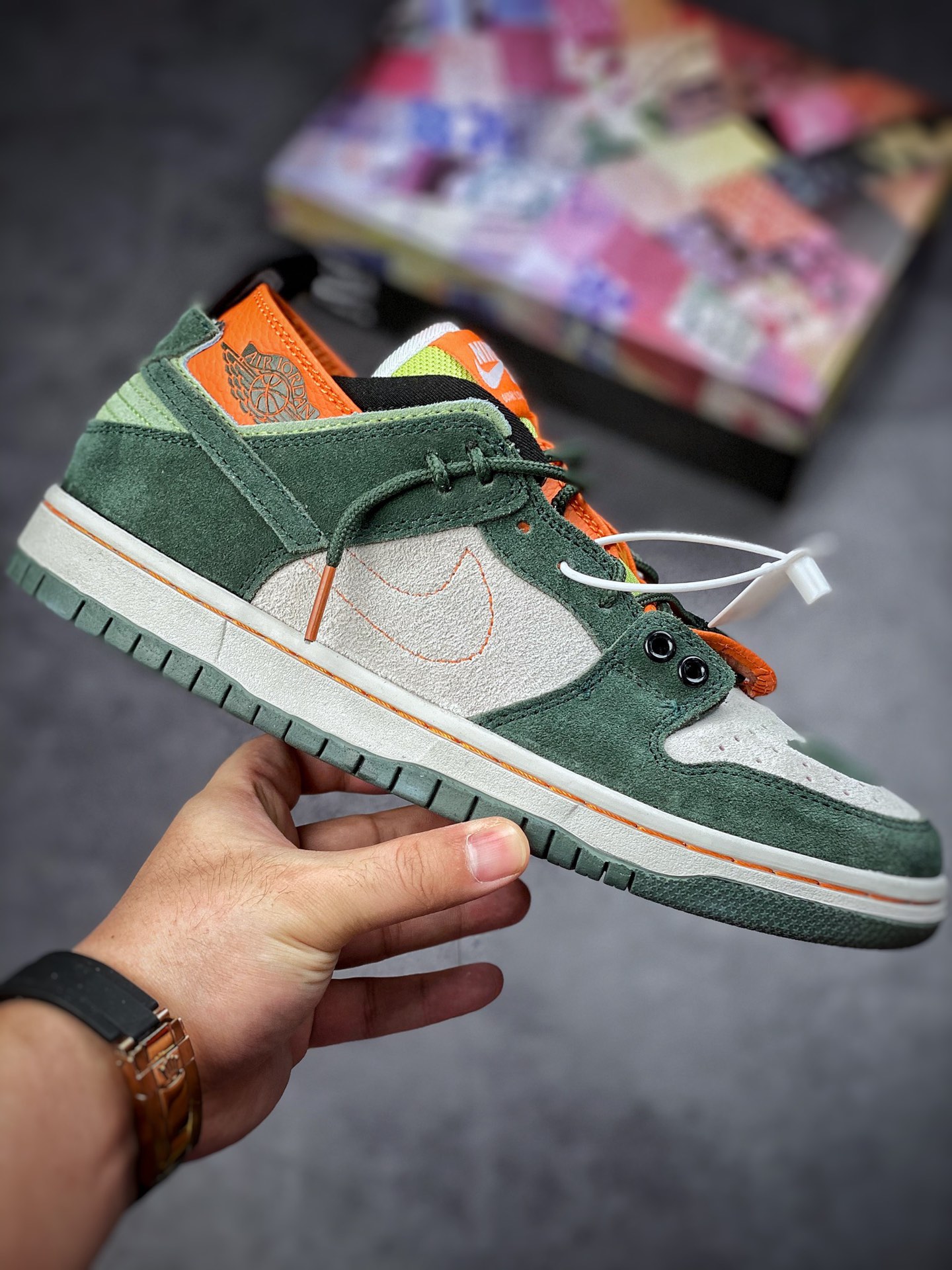 200 Nike Dunk SB 巴黎时装周走秀款 联手EJDER 主理人打造这次的设计理念BQ6817-188