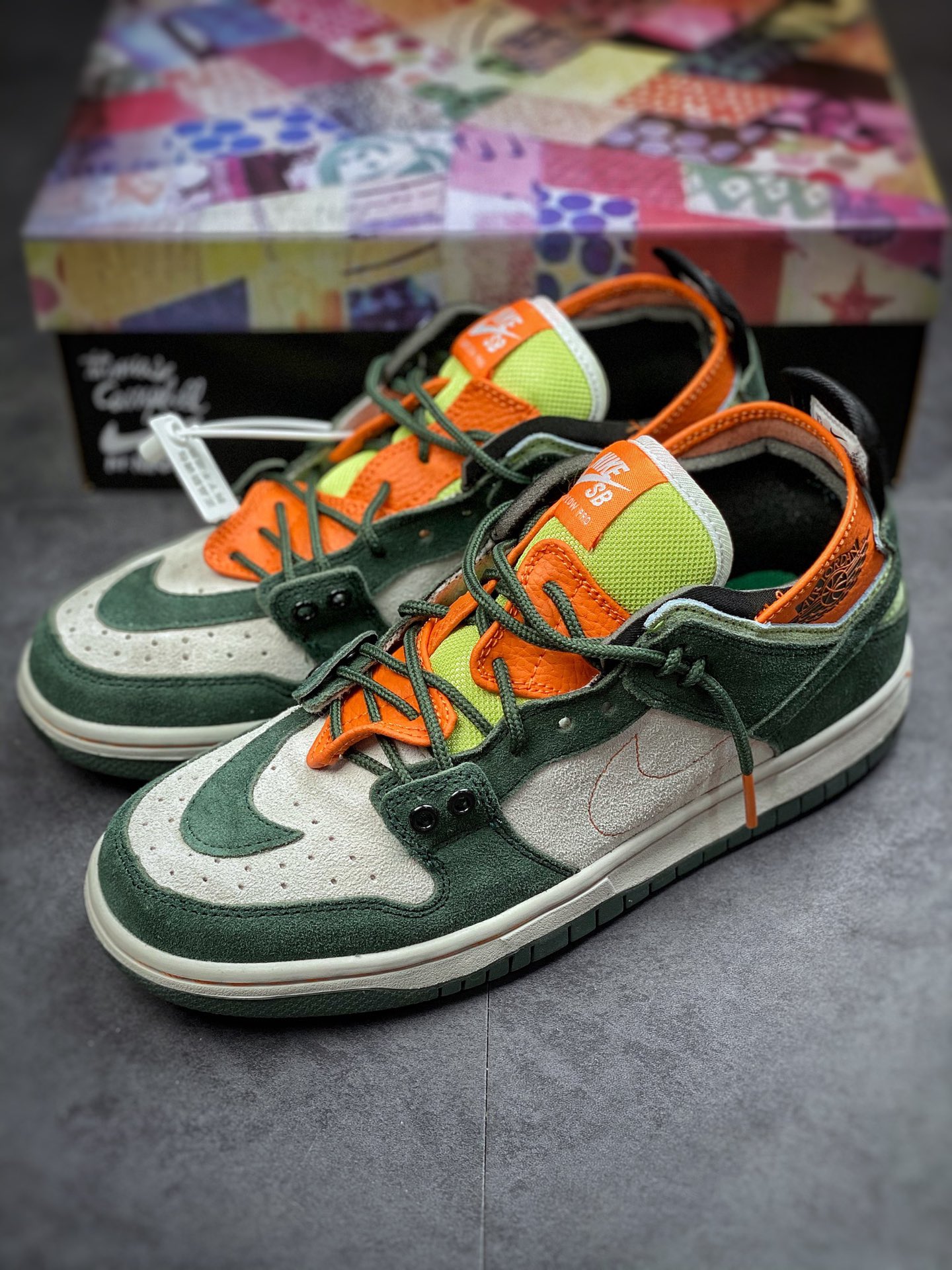 200 Nike Dunk SB 巴黎时装周走秀款 联手EJDER 主理人打造这次的设计理念BQ6817-188