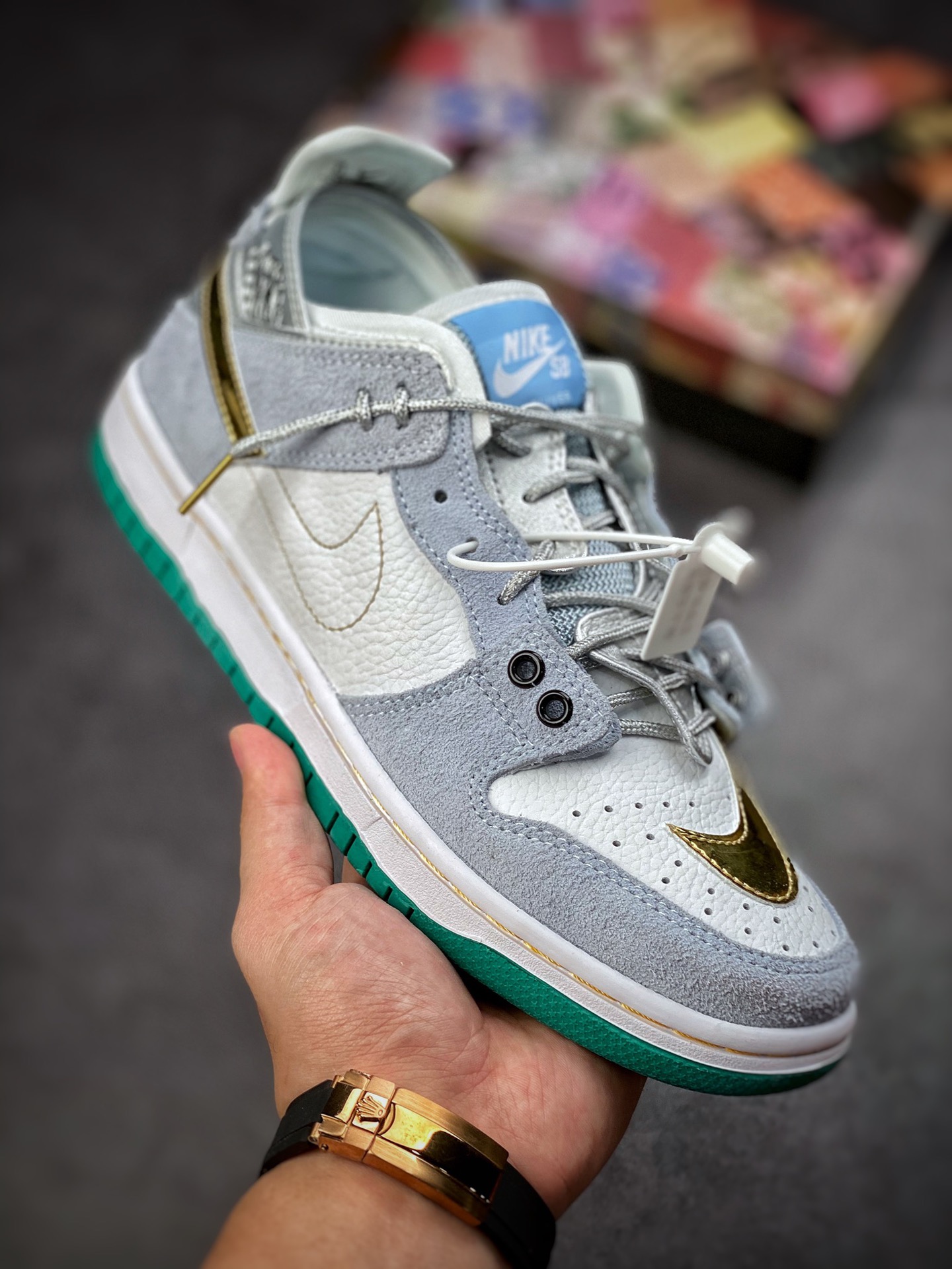 200 Nike Dunk SB 巴黎时装周走秀款 联手EJDER 主理人打造这次的设计理念DC9936-100