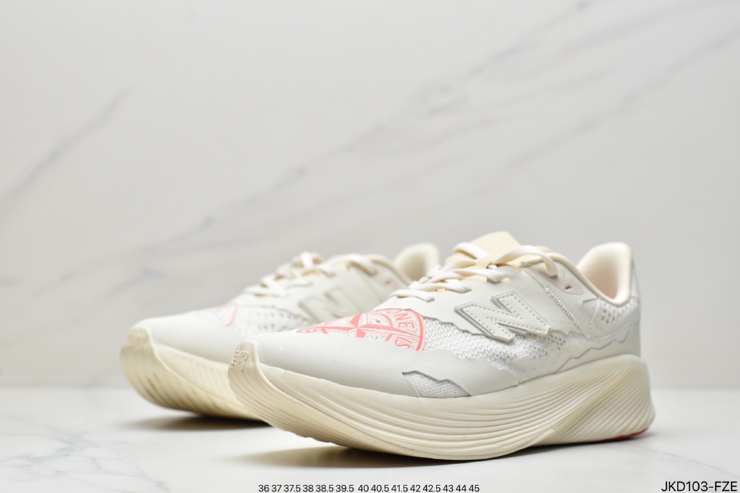 160 Stone Island x NB新百伦New Balance FuelCell RC Elite V2”Angora Mars Red”系列超轻量化低帮休闲运动慢跑鞋MSRCELTD