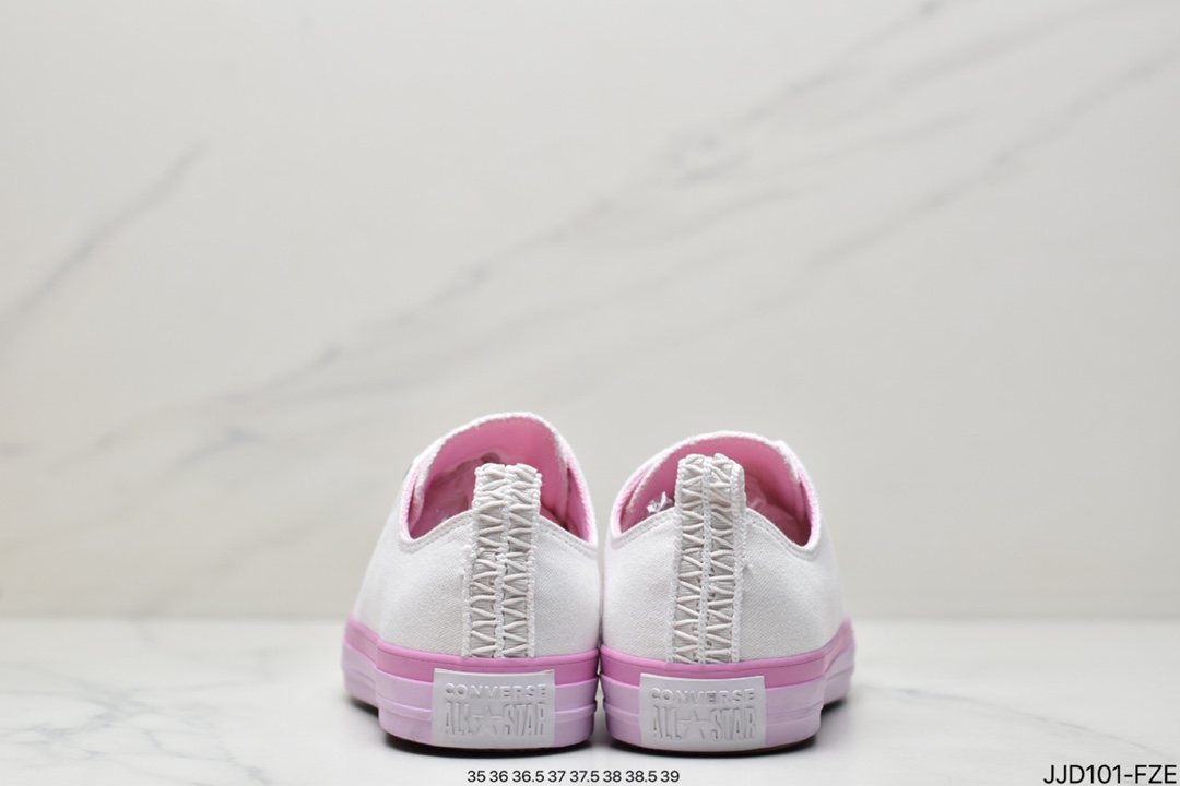 Converse All Star Summer Fresh Low-Top Sneakers A00544C #freshpinkoutsole