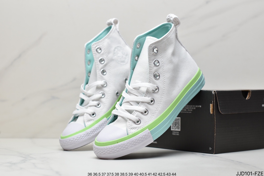 130 Converse All Star 夏日清新款高帮板鞋 A00543C