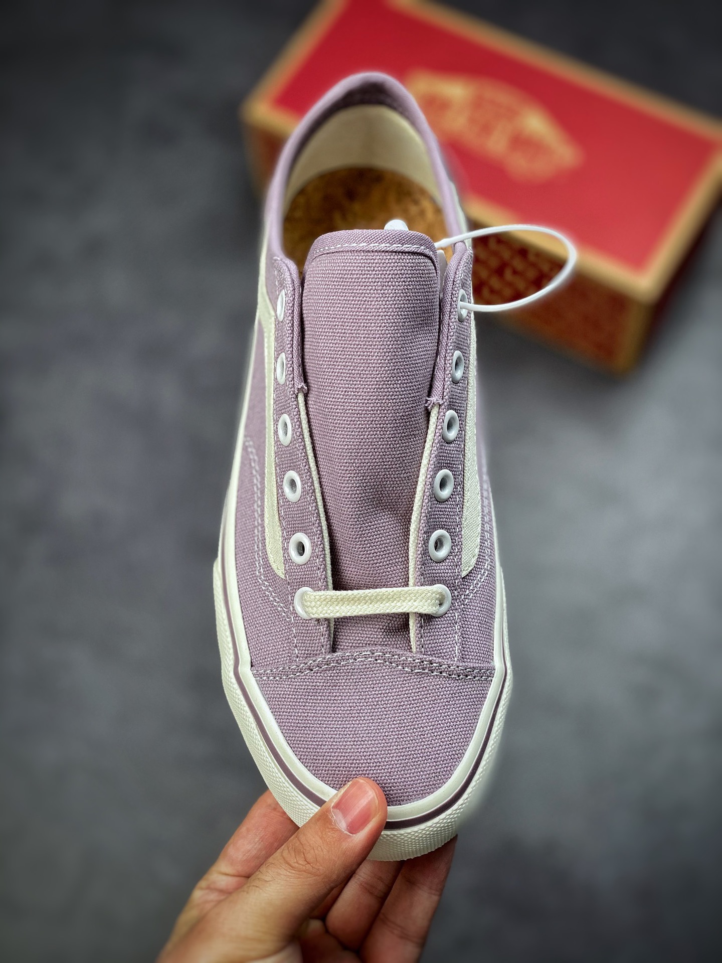 Vans Style 36 Deconsf Vans official outlet eco-friendly taro purple net red popular men's and women's canvas shoes