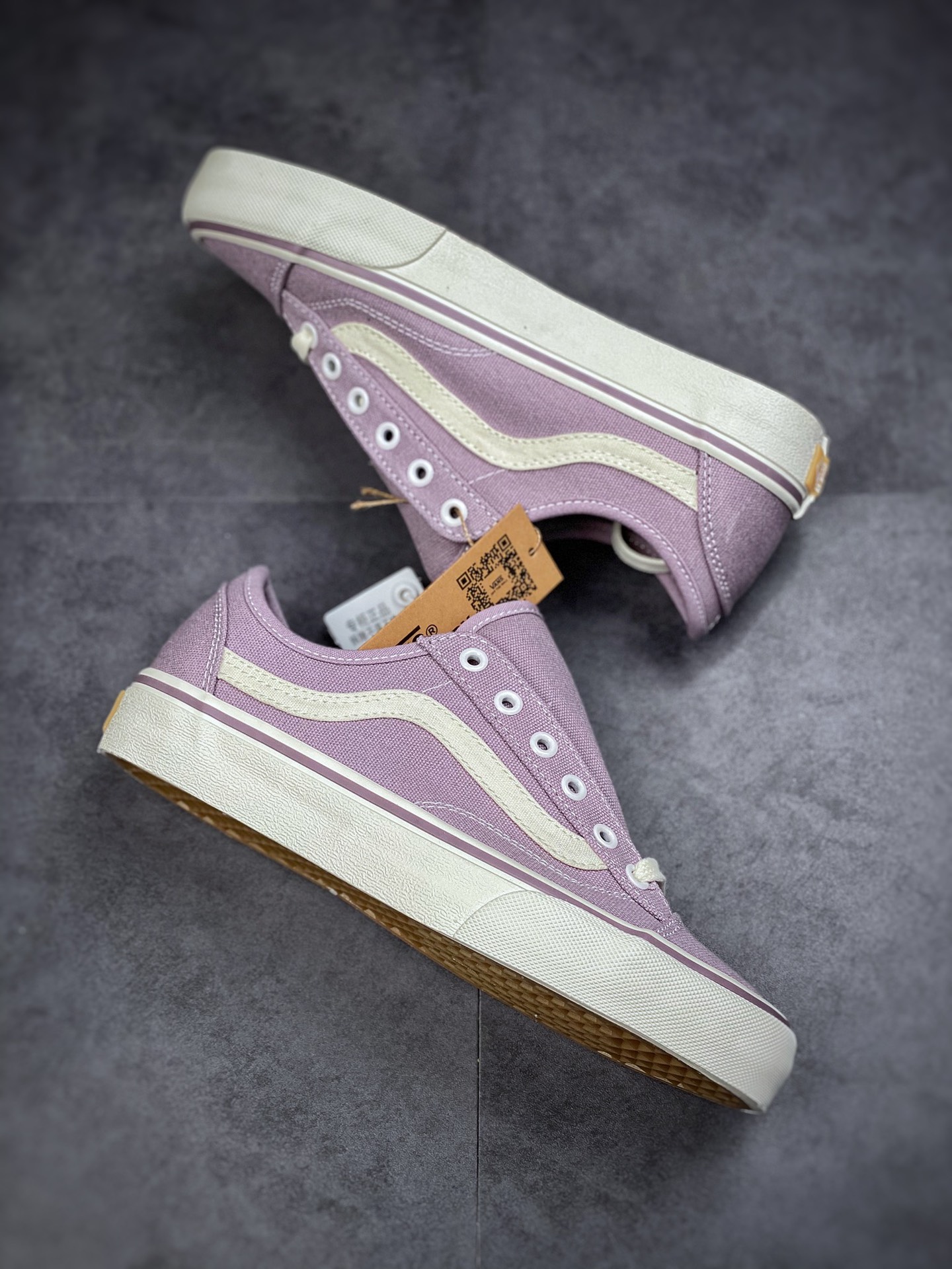 Vans Style 36 Deconsf Vans official outlet eco-friendly taro purple net red popular men's and women's canvas shoes