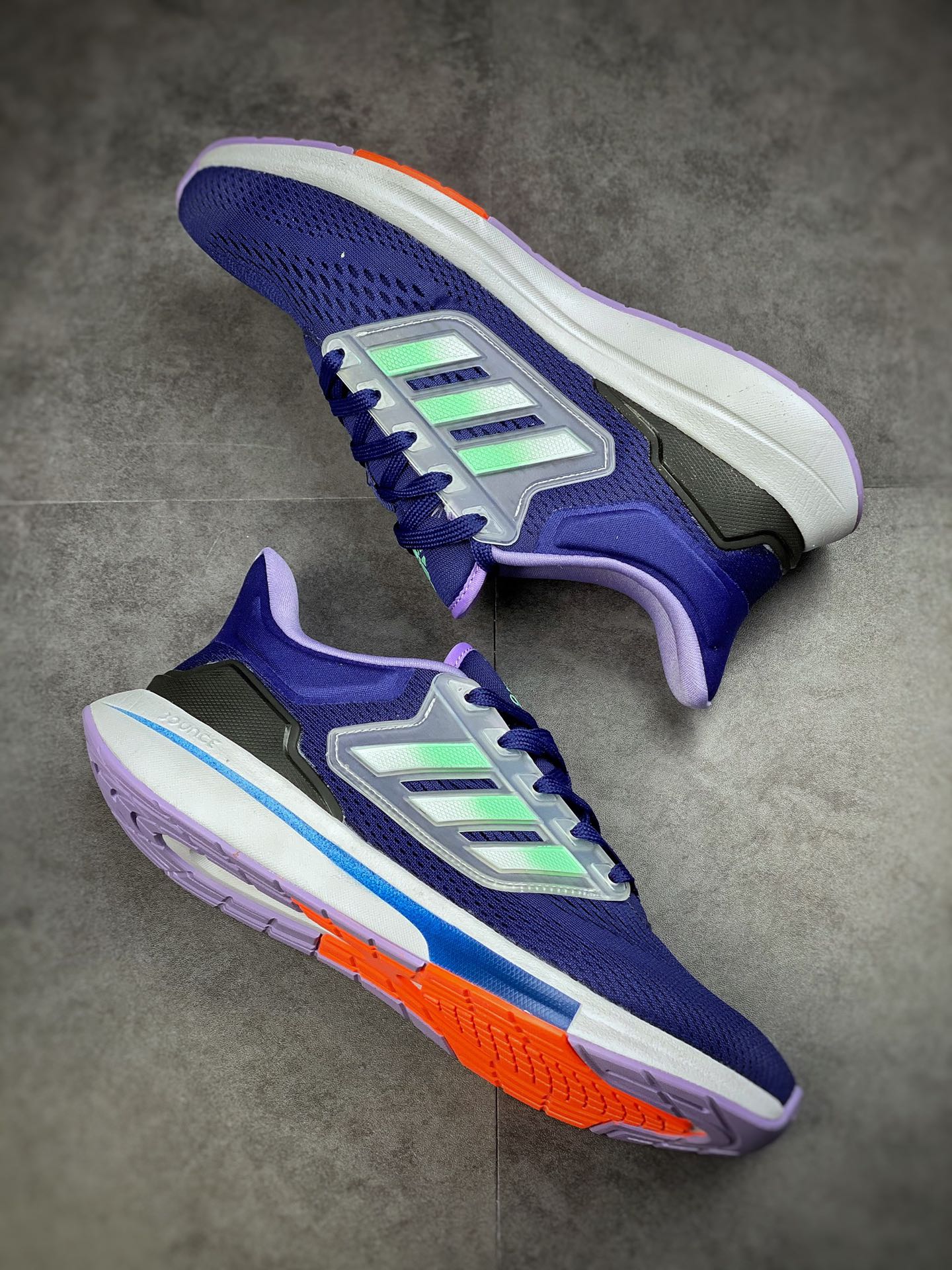 Adidas EQ21 RUN Officially Released Retro Running Shoes The Body Material Is Full Mesh Fabric GW9137