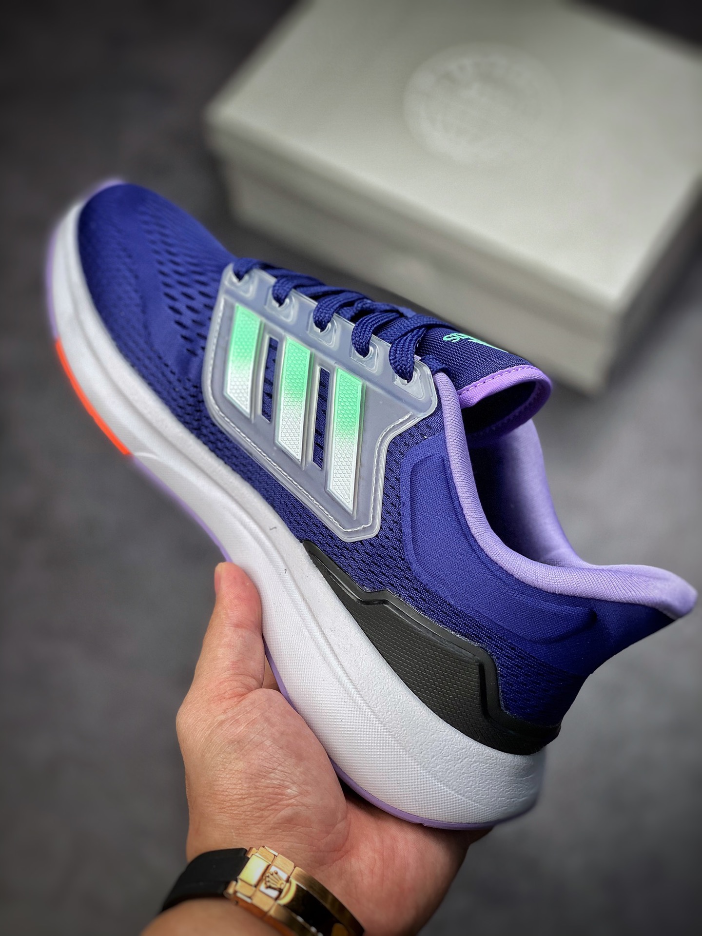 Adidas EQ21 RUN Officially Released Retro Running Shoes The Body Material Is Full Mesh Fabric GW9137