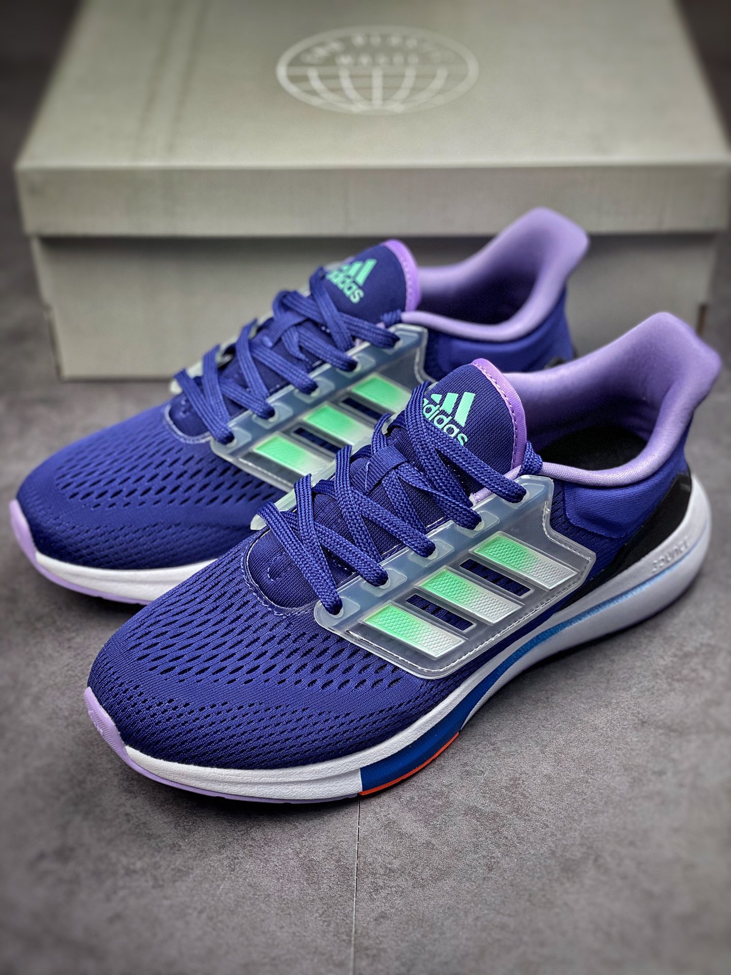 Adidas EQ21 RUN Officially Released Retro Running Shoes The Body Material Is Full Mesh Fabric GW9137