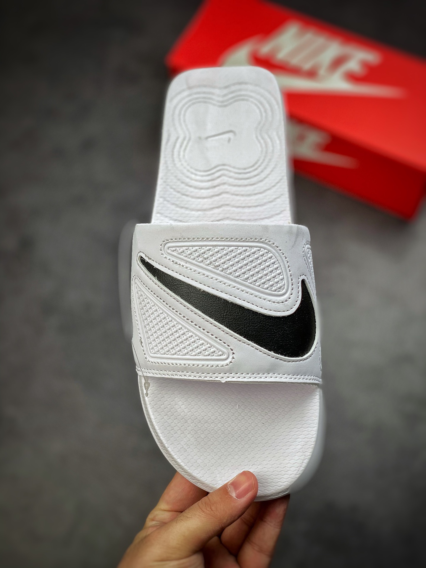 140 Nike Air Max Cirro Masculino Slide”Bone/Black/Sliver”室外篮球气垫休闲运动凉拖鞋 DC1460-002
