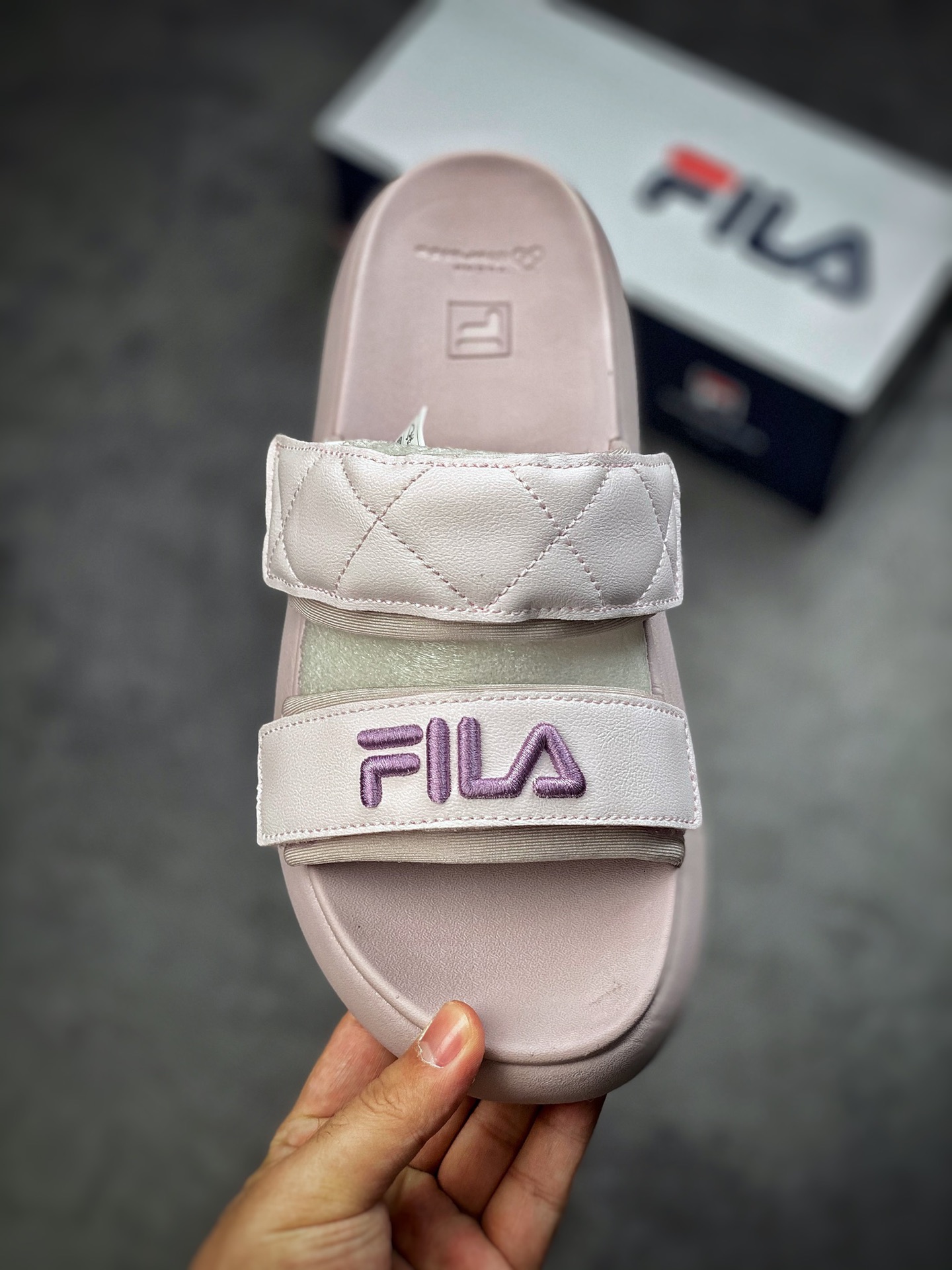 FILA Modern Series Women's Slippers Donuts 2022 Summer New F12W221503FGA