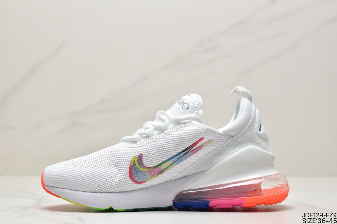 125 耐克 Nike Air Max 270透气后掌半气垫慢跑鞋 AQ9164