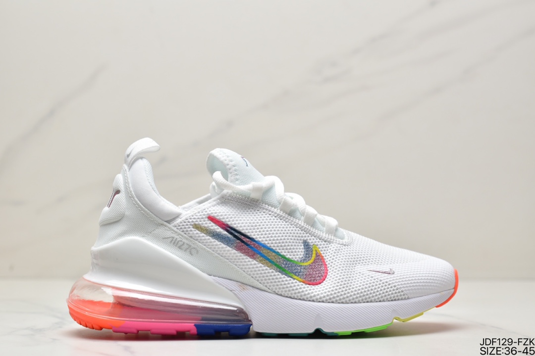 125 耐克 Nike Air Max 270透气后掌半气垫慢跑鞋 AQ9164