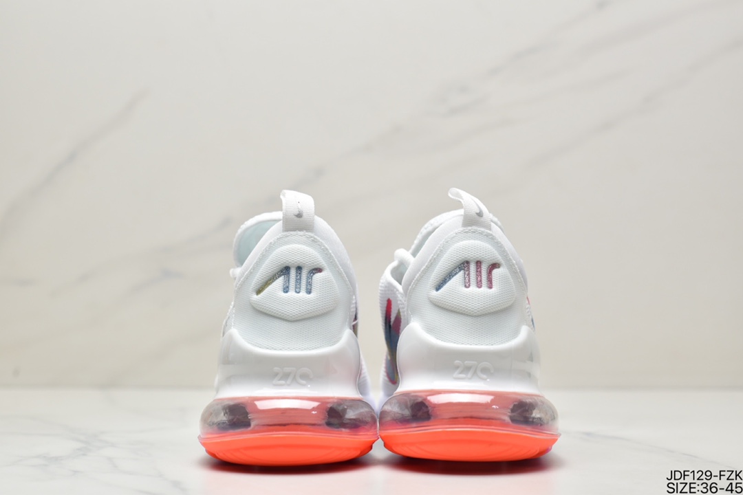 125 耐克 Nike Air Max 270透气后掌半气垫慢跑鞋 AQ9164