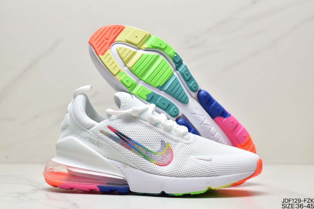 125 耐克 Nike Air Max 270透气后掌半气垫慢跑鞋 AQ9164