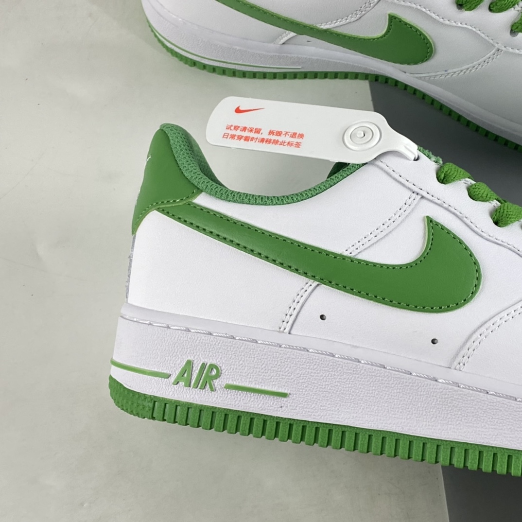 Nike Air Force 1'07 Low Lemon White Green Air Force One Head Layer Low Casual Sneakers DH7561-105