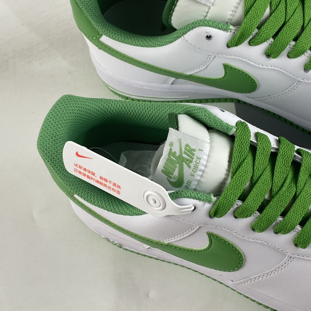 Nike Air Force 1'07 Low Lemon White Green Air Force One Head Layer Low Casual Sneakers DH7561-105