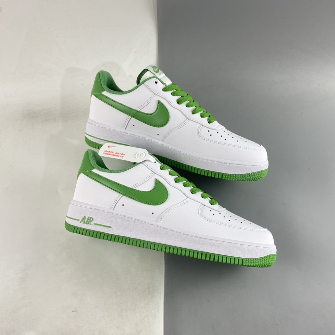 Nike Air Force 1'07 Low Lemon White Green Air Force One Head Layer Low Casual Sneakers DH7561-105