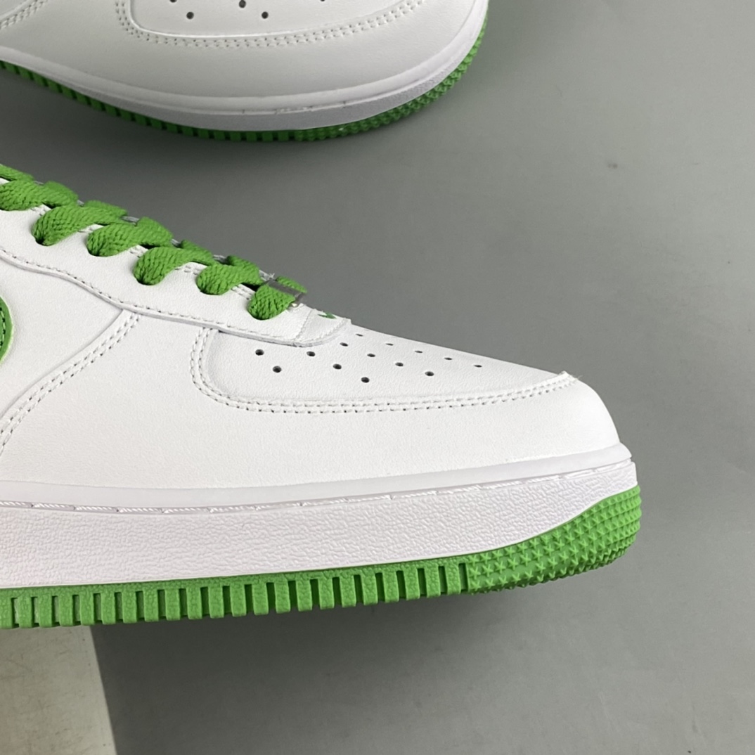 Nike Air Force 1'07 Low Lemon White Green Air Force One Head Layer Low Casual Sneakers DH7561-105