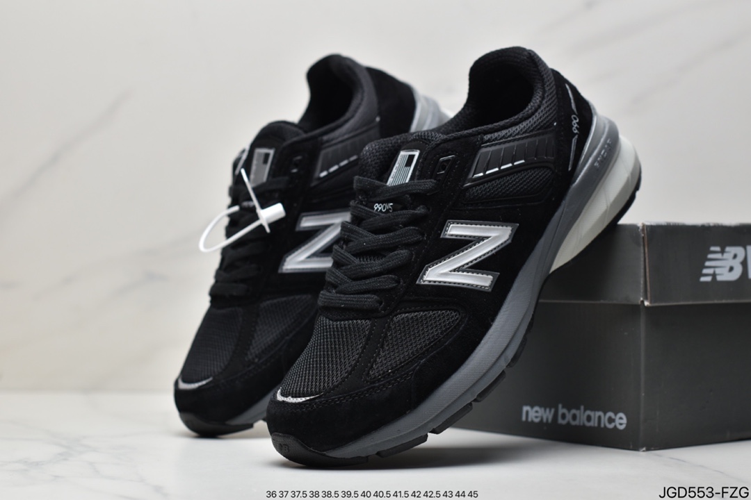 NEW BALANCE NB990 American-made Yu Wenle with the same retro jogging shoes M990BK5