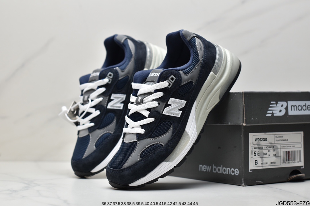 Jound x New Balance M992GR Retro Casual Running Shoes