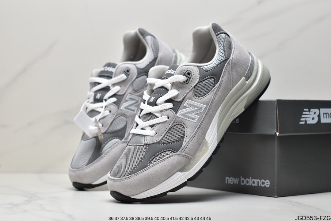 Jound x New Balance M992GR Retro Casual Running Shoes