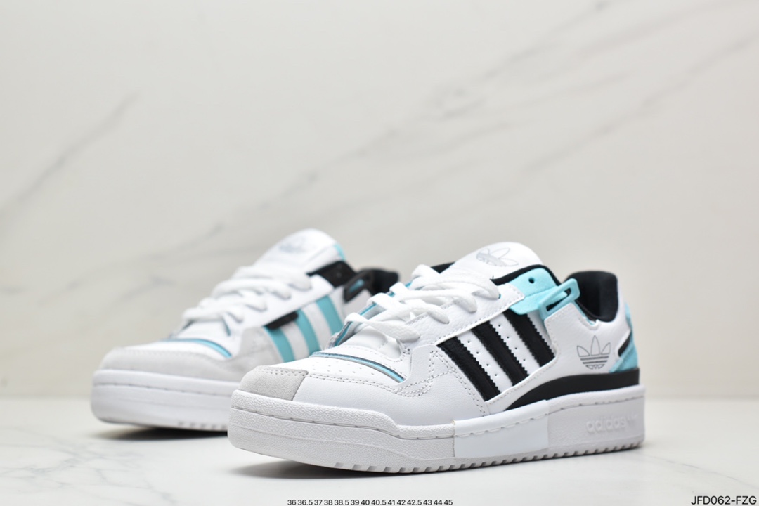 Adidas Clover Originals Forum 84 Low Roman Series Velcro Low Help