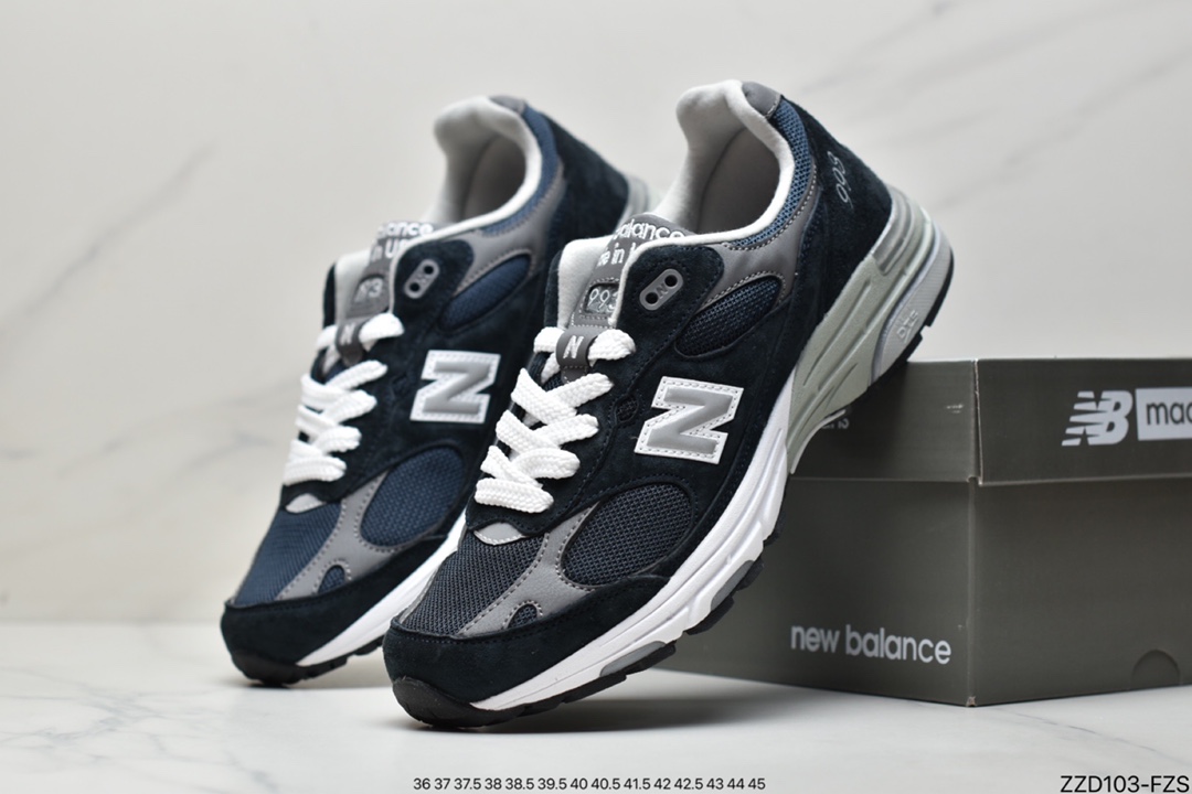 New Balance New Balance NB Made In USA M993 series American blood running shoes MR993NV