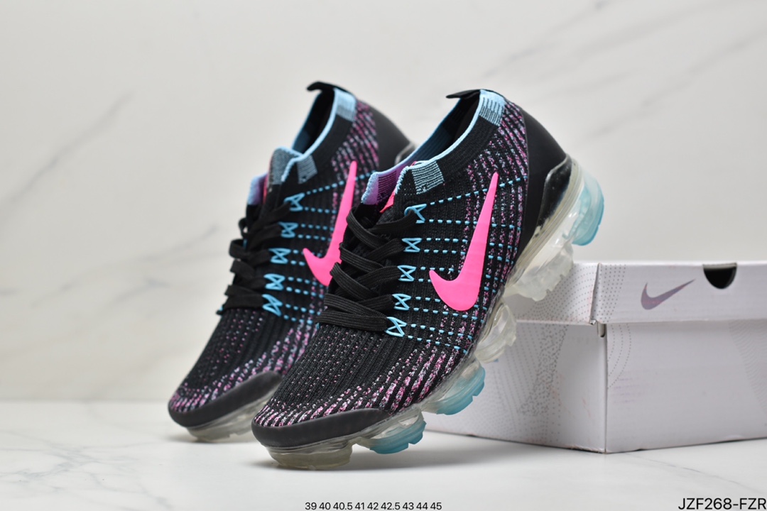 Nike/Nike Air max VAPORMAX FLYKNIT 2018 second generation air cushion 2.0 new visual full palm air cushion running shoes CK0733