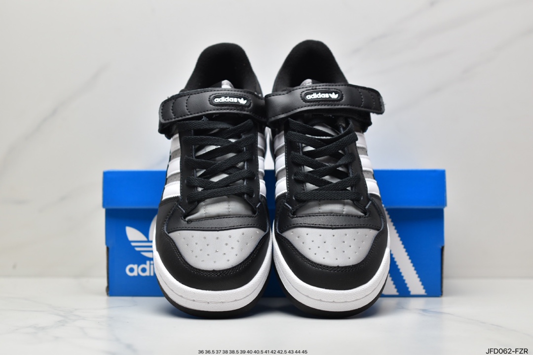 Adidas Adidas Clover Originals Forum 84 Low Rome series Velcro low-top retro lace-up all-match casual sports sneakers