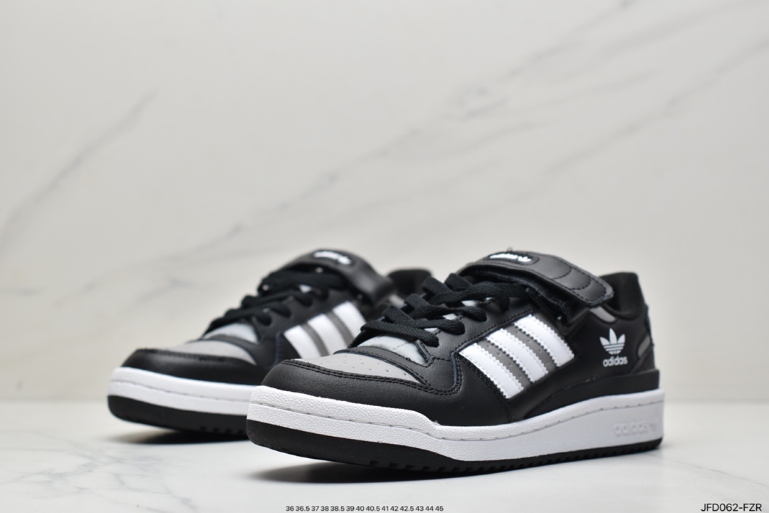 Adidas Adidas Clover Originals Forum 84 Low Rome series Velcro low-top retro lace-up all-match casual sports sneakers