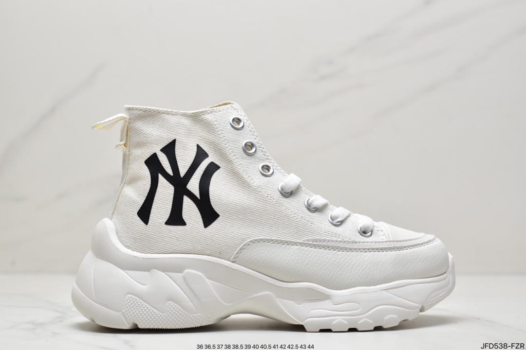 Korea Korea Limited Sale NY USA Rugby Yankees Limited x MLB Big Ball Chunky Mesh Thick Sole Daddy Jogging Shoes 3ASHCE12N-K0001