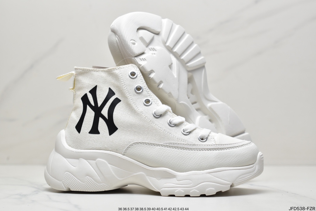 Korea Korea Limited Sale NY USA Rugby Yankees Limited x MLB Big Ball Chunky Mesh Thick Sole Daddy Jogging Shoes 3ASHCE12N-K0001