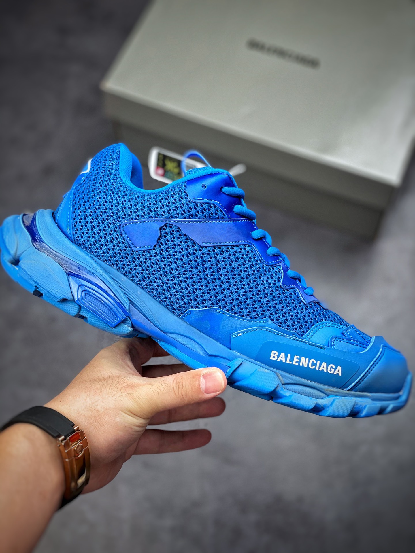 Balenciaga BALENCIAGA Track Trainers 3.0 generation simple series low-top retro wild running dad wind all-match casual sports jogging shoes 700875 W3RF1 4090