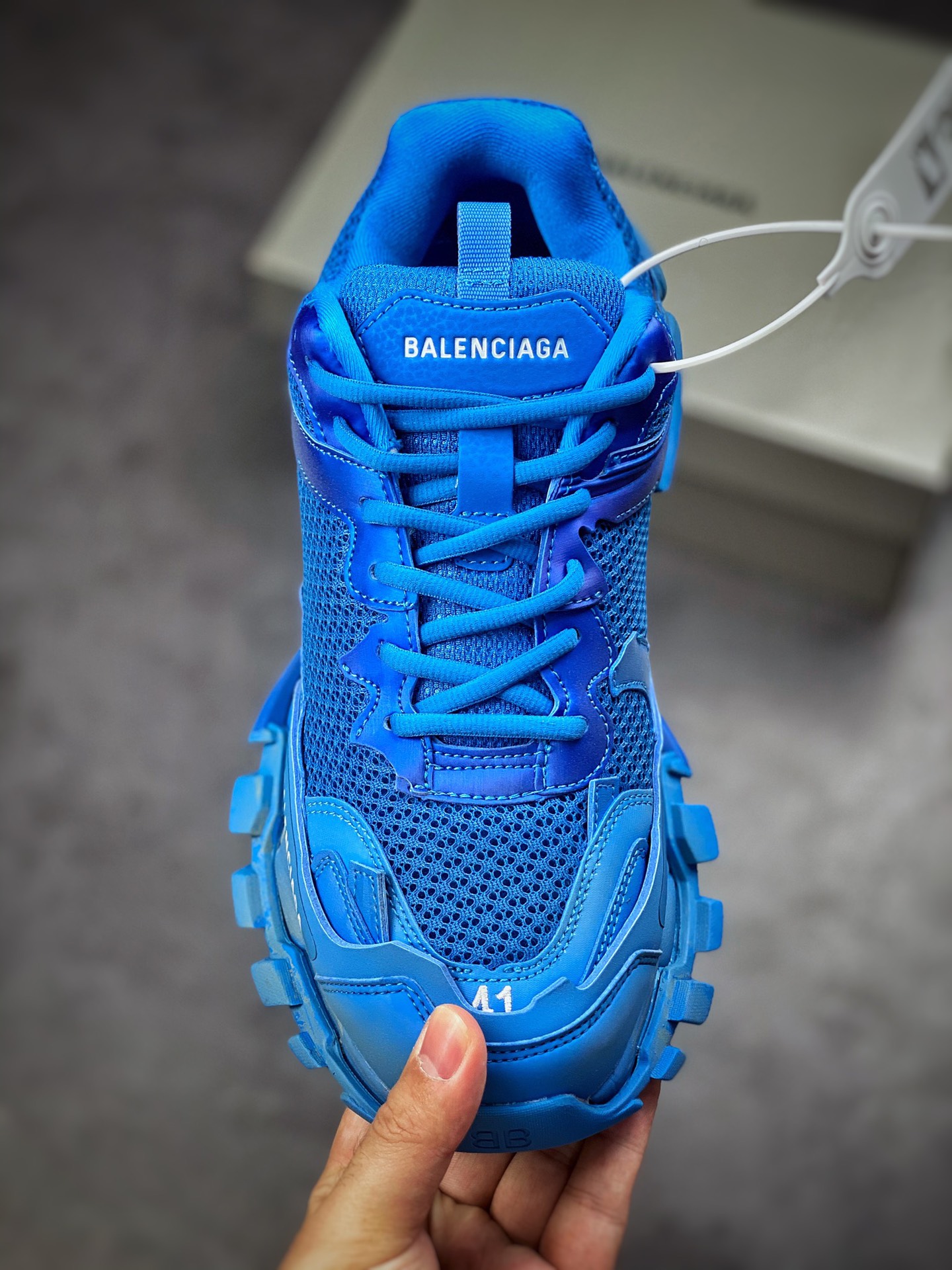 Balenciaga BALENCIAGA Track Trainers 3.0 generation simple series low-top retro wild running dad wind all-match casual sports jogging shoes 700875 W3RF1 4090