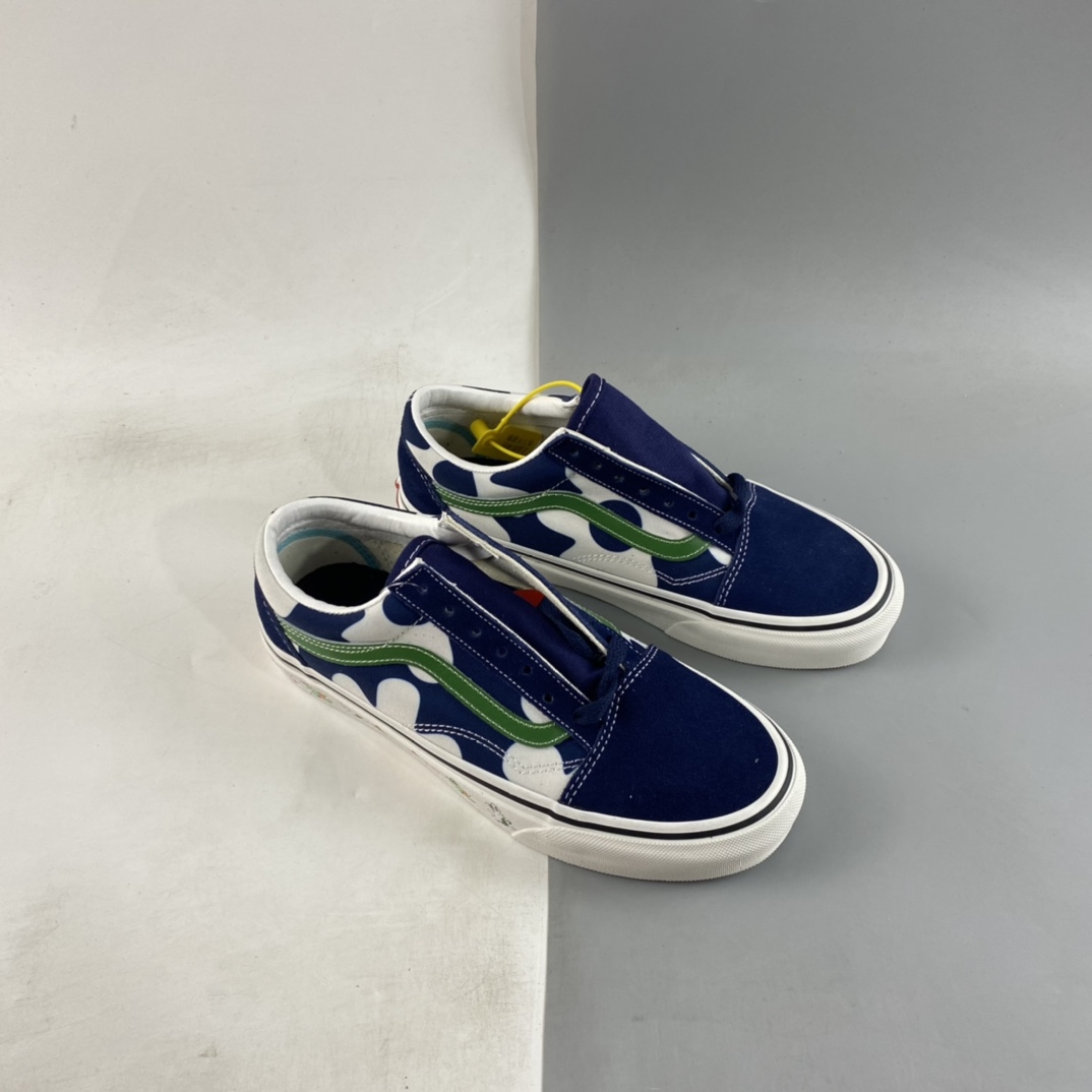 Vans Old Skool Vans official color-blocking rabbit print low-top sneakers VN0A5DYCB1U